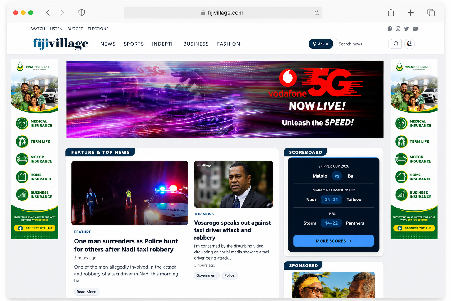 Fijivillage.com news website